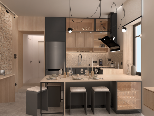 Ευρύχωρη Κουζίνα